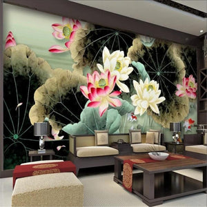 3D Lotus Wallpaper