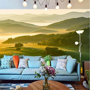 Simple and Beautiful Prairie Mountain Wallpaper