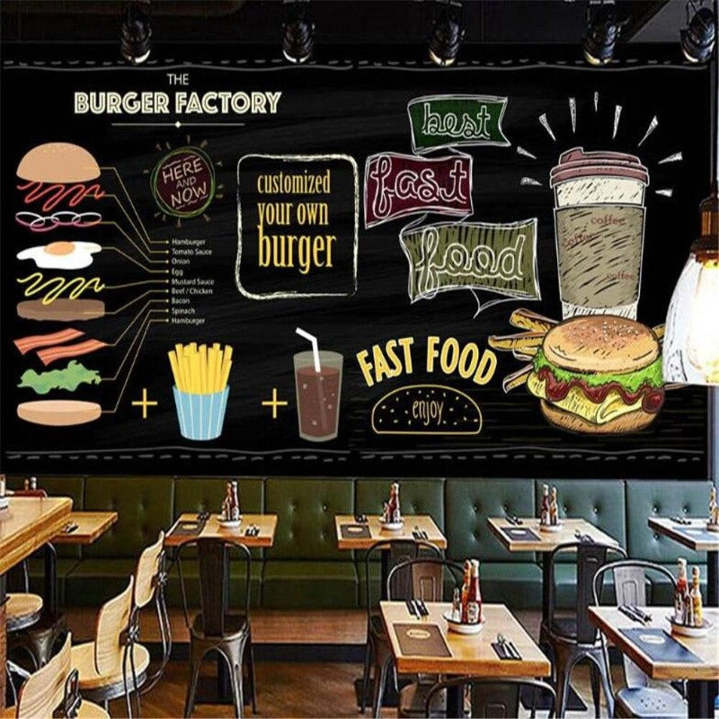Coffee shop and restaurant wallpaper – Home Decoram