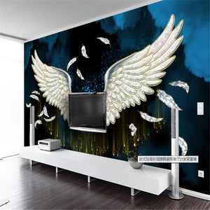 3D Color wings wallpaper