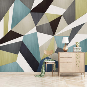 3D minimalist geometric  wallpaper