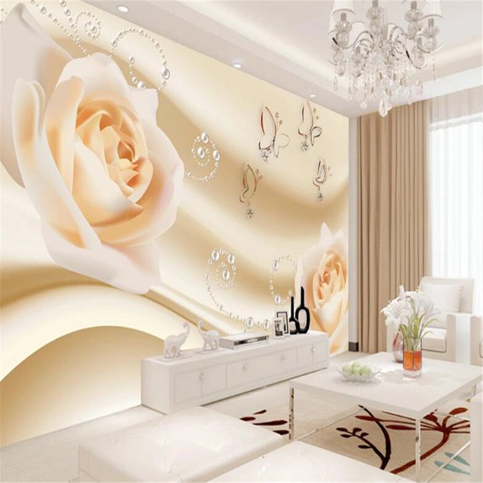 3D Love flower wallpaper