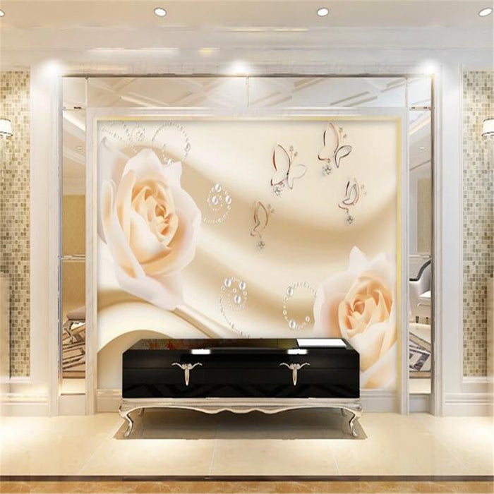 3D Love flower wallpaper