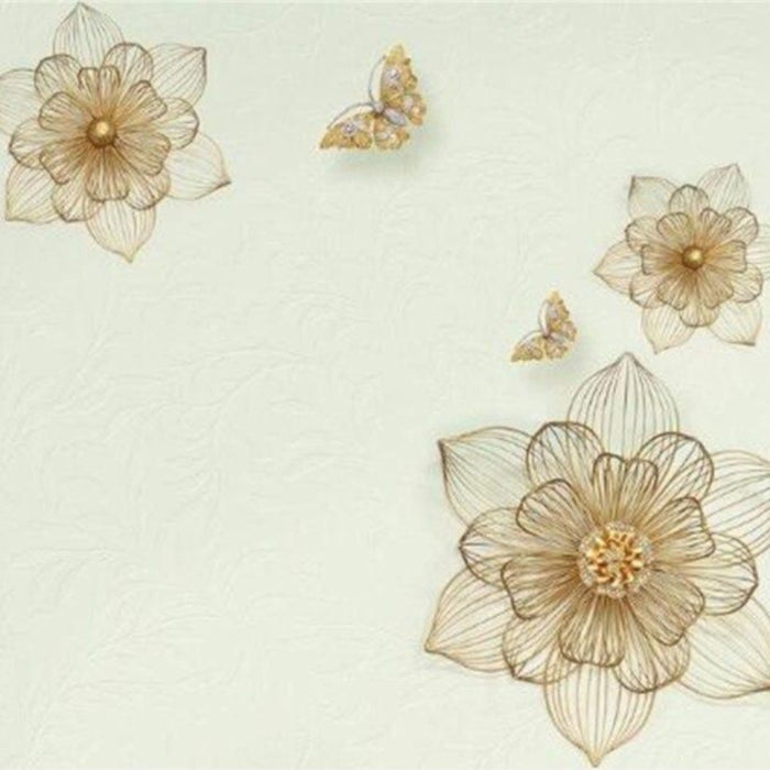 3D Jewelry flower wallpaper