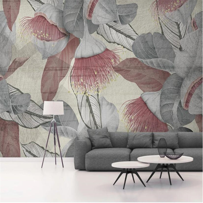 3D Fresh plant leaf wallpaper