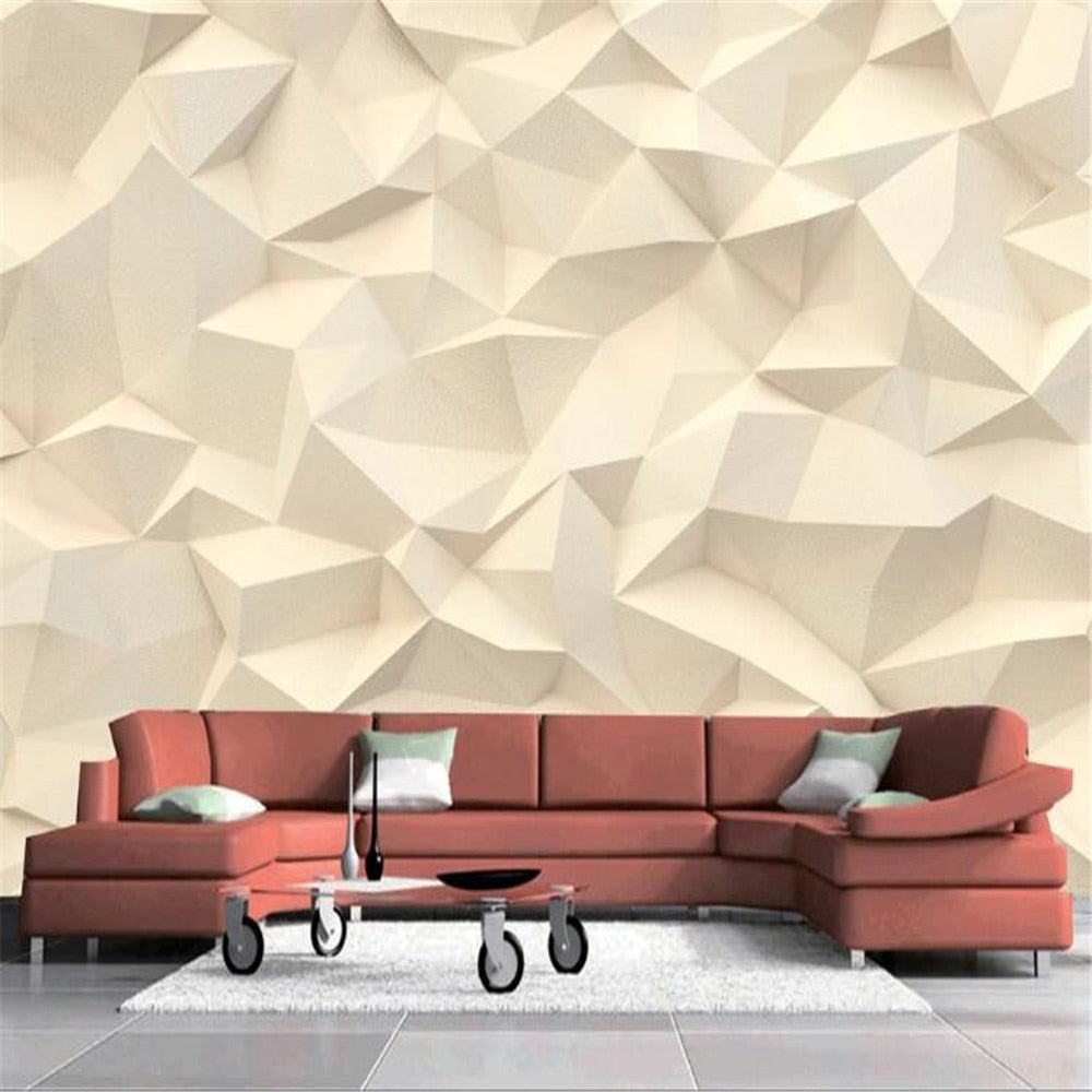 Custom Any Size Modern Mural Canvas Fabric Wallpaper Modern Simple 3D Light  Luxury TV Background 400cm(W)×280cm(H) - Amazon.com