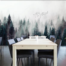 3D Misty Forest Peel And Stick Wallpaper