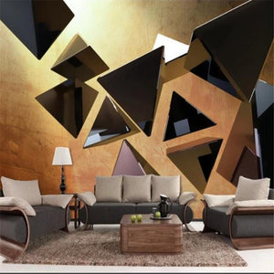 3D Geometric Abstract Wallpaper
