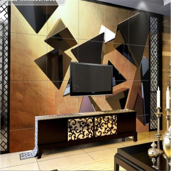 3D Geometric Abstract Wallpaper