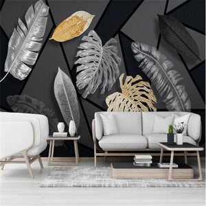 3D Plant Leaf Wallpaper