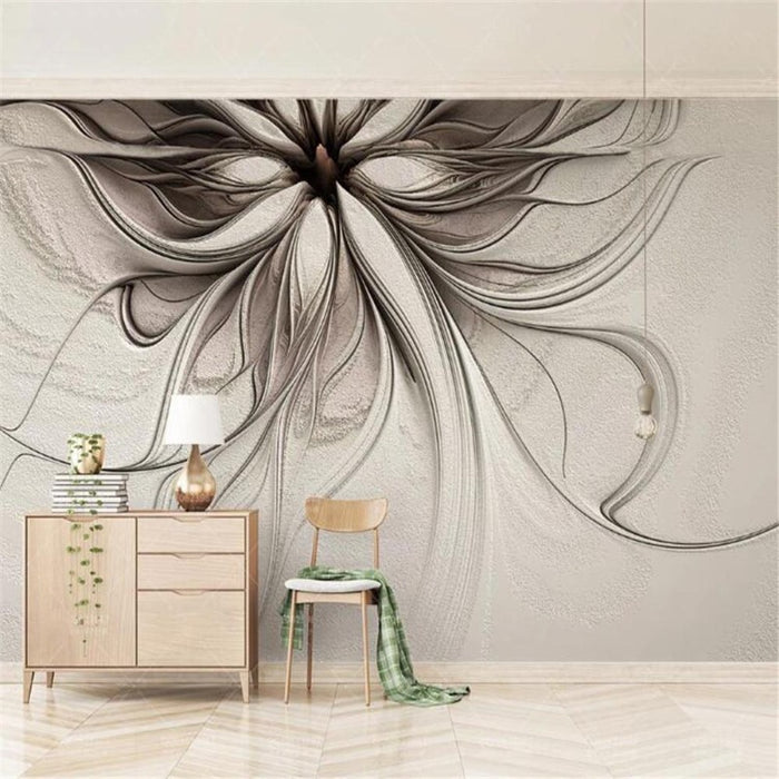 3D Abstract Flower Wallpaper