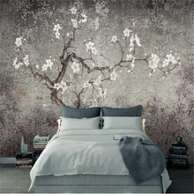 Chinese Plum Tree Scenery Wallpaper