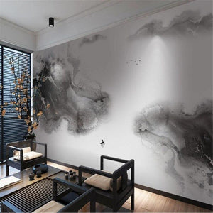 Chinese Zen Ink Abstract Wallpaper
