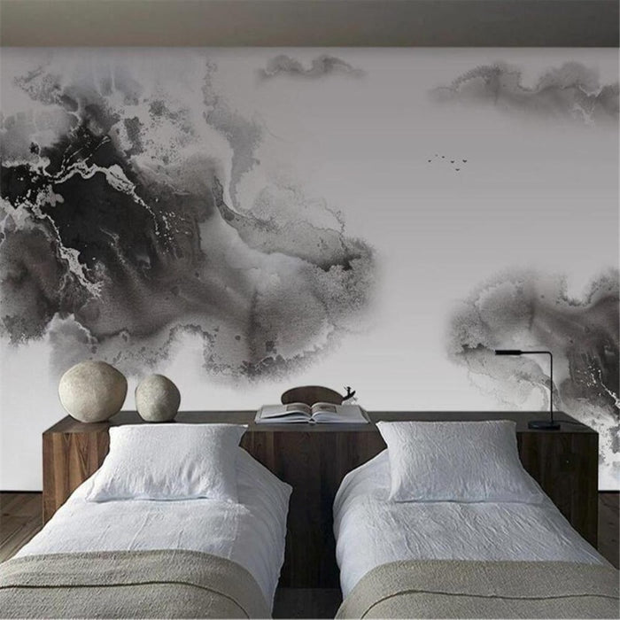 Chinese Zen Ink Abstract Wallpaper