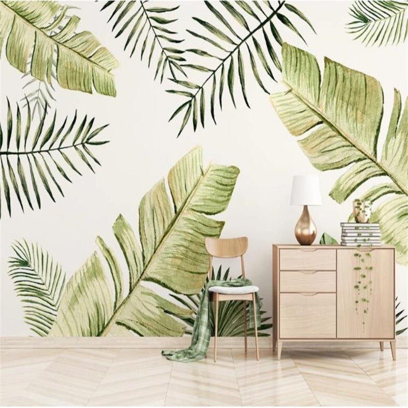 Simple Banana Leaf Plant Wallpaper