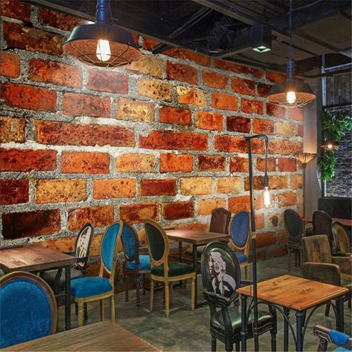 3D Brick Wall Wallpaper