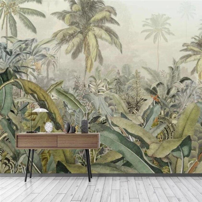 3D Tropical rainforest wallpaper
