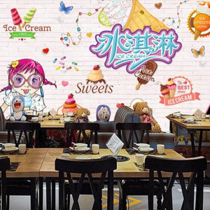 3D Coffee shop wallpaper