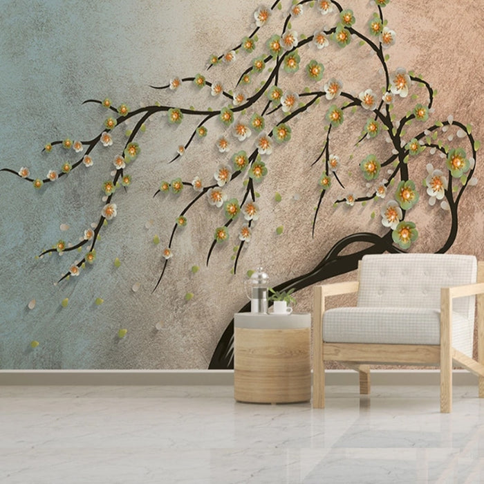 Southeast Asian Auspicious Tree Wallpaper