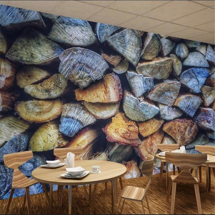 3D Wood Background Wallpaper