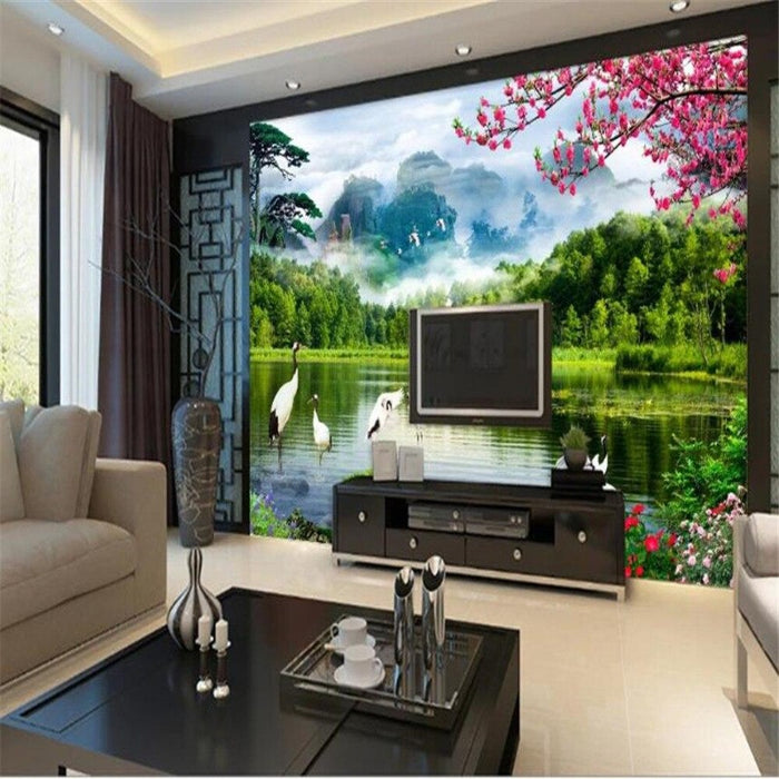 Xianhe Lake Landscape Wallpaper