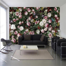American Retro Rose Flower Peel And Stick Wallpaper