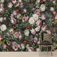 American Retro Rose Flower Peel And Stick Wallpaper