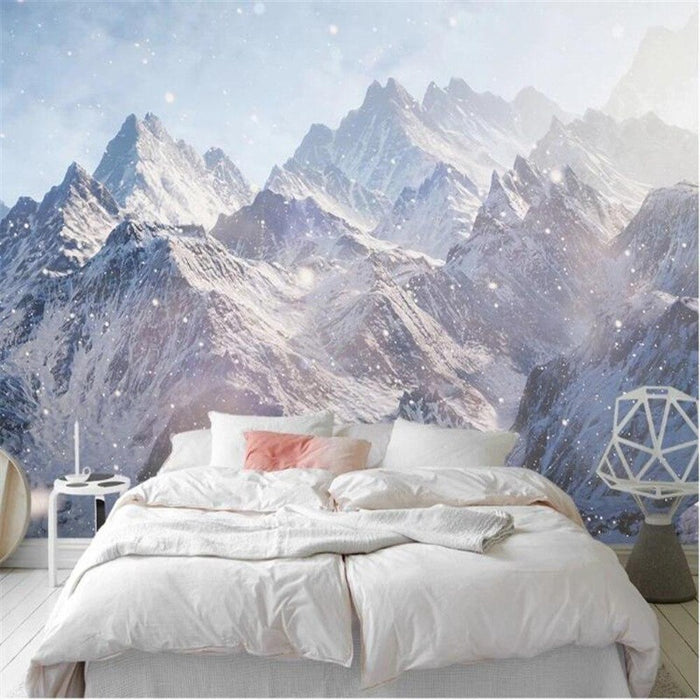 3D Snow Mountain Wallpaper