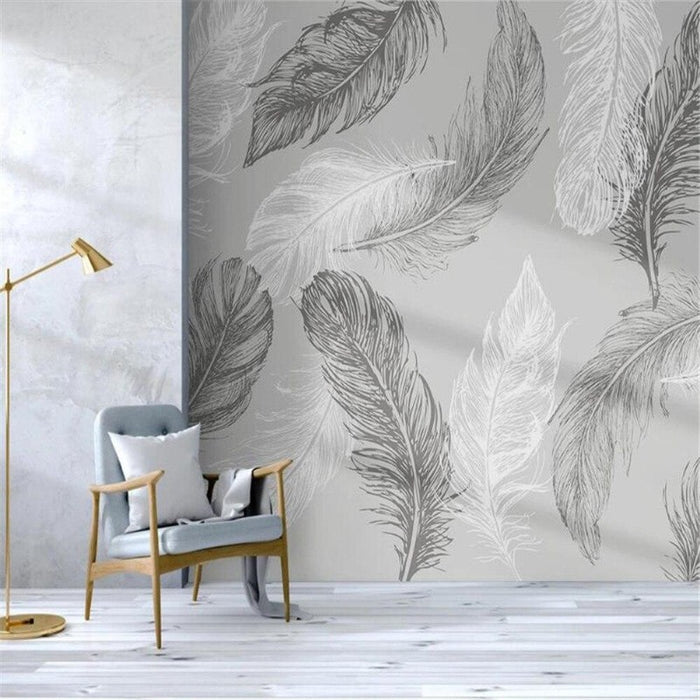 3D Feather Wallpaper