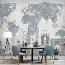 World Map Peel And Stick Wallpaper