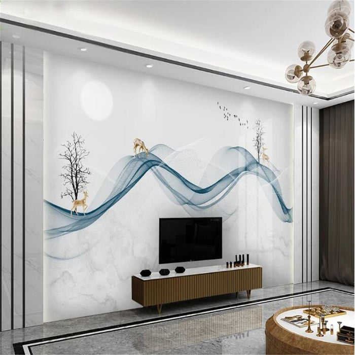 3D Marble ink wallpaper