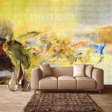 3D Abstract oil painting wallpaper