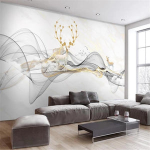 3D Rich elk wallpaper