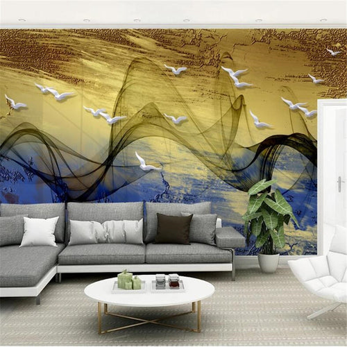 3D Flying birds wallpaper