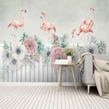 3D Wind flamingo wallpaper