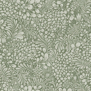Printed Botanical Wallpaper