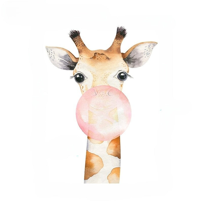 Baby Giraffe Room Wall Stickers For Kids