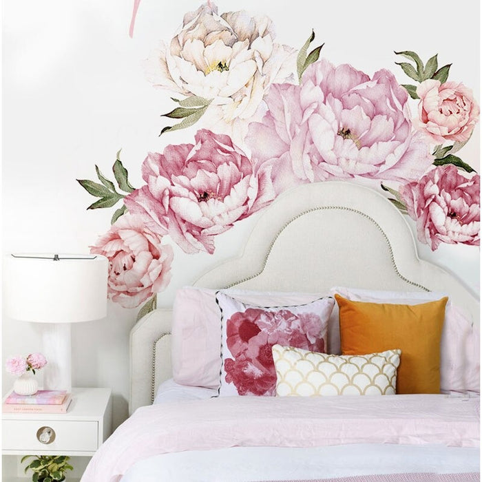 Flowers Vinyl Wall Stickers For Home