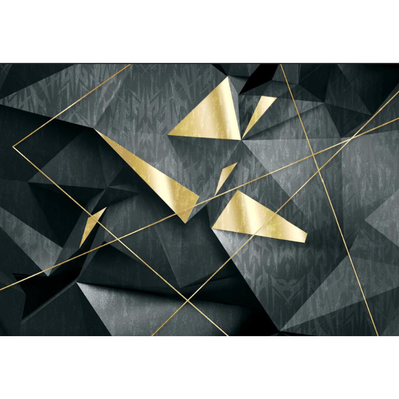 Luxurious Abstract Geometric Shaped Wallpaper