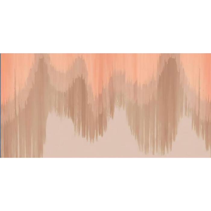 Abstract Pink & Brown Ridged Mountain Range Wallpaper