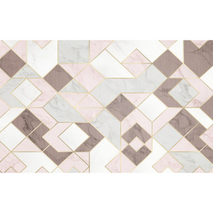 Minimalist Modern Styled Abstract Geometric Shaped Wallpaper