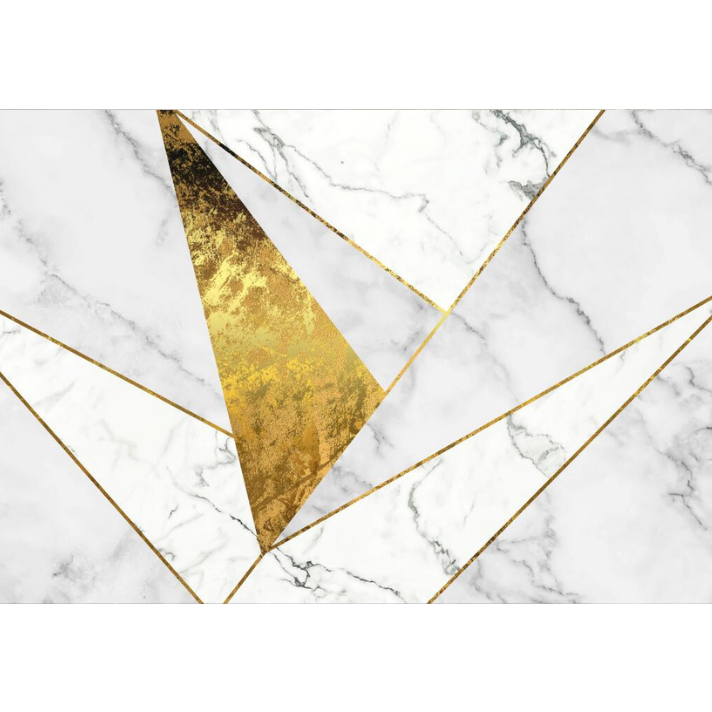 Gray And Gold Marble Texture Wallpaper