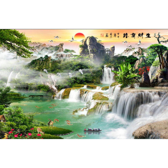 Great Waterfall Scenery Wallpaper