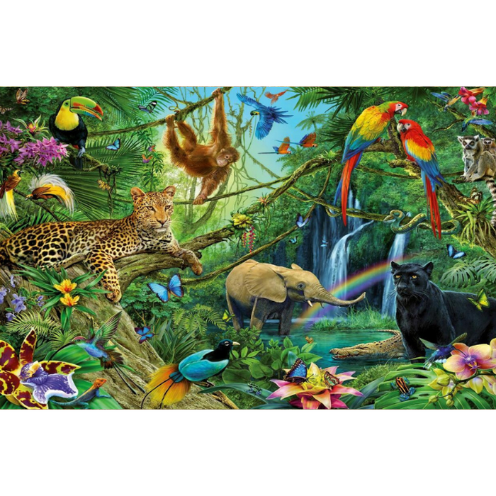 Animals In The Forest Wallpaper