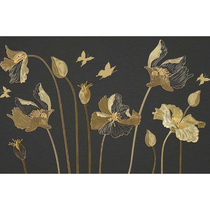 Amazing Sepia Flowers Wallpaper